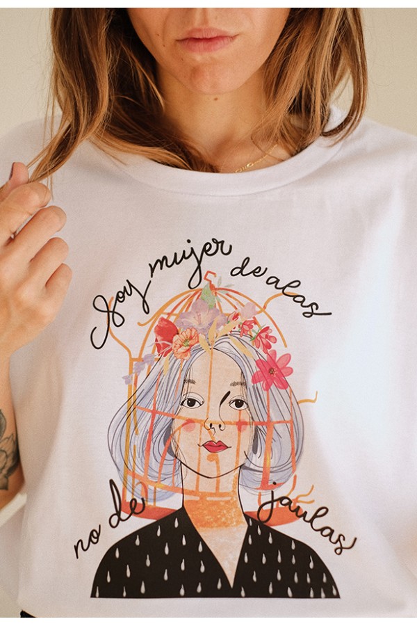 Camiseta Offset Mujer de Alas