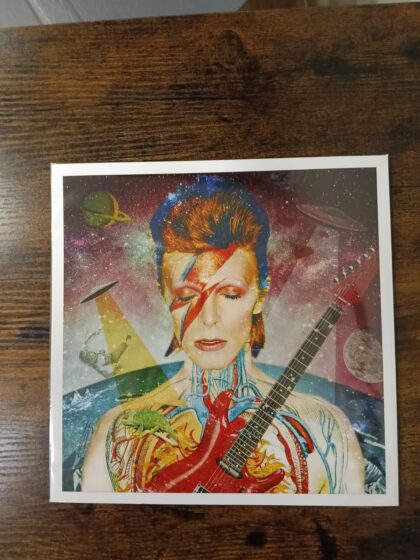 Lámina Bowie in Space