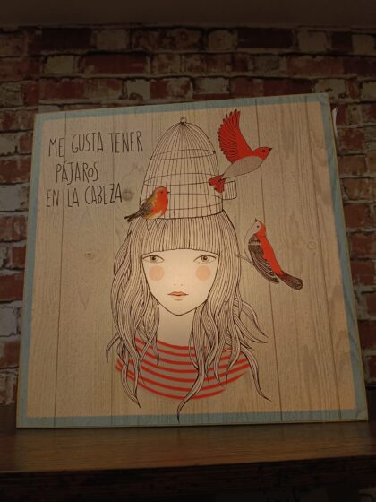 Caja de Luz - Pájaros en la Cabeza