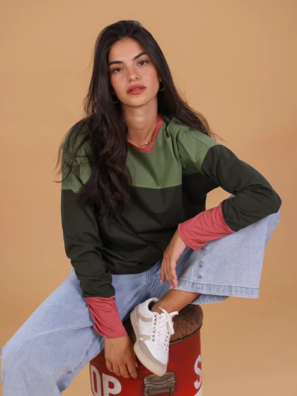 Top Dalianne Verde Oliva