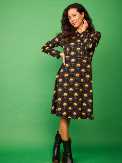 Vestido Duende Flor Amarillo