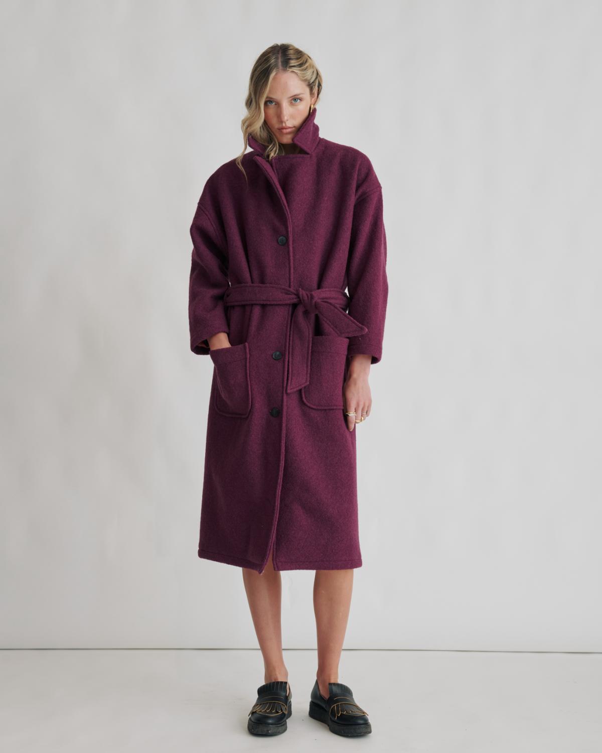 Abrigo Lance Morado