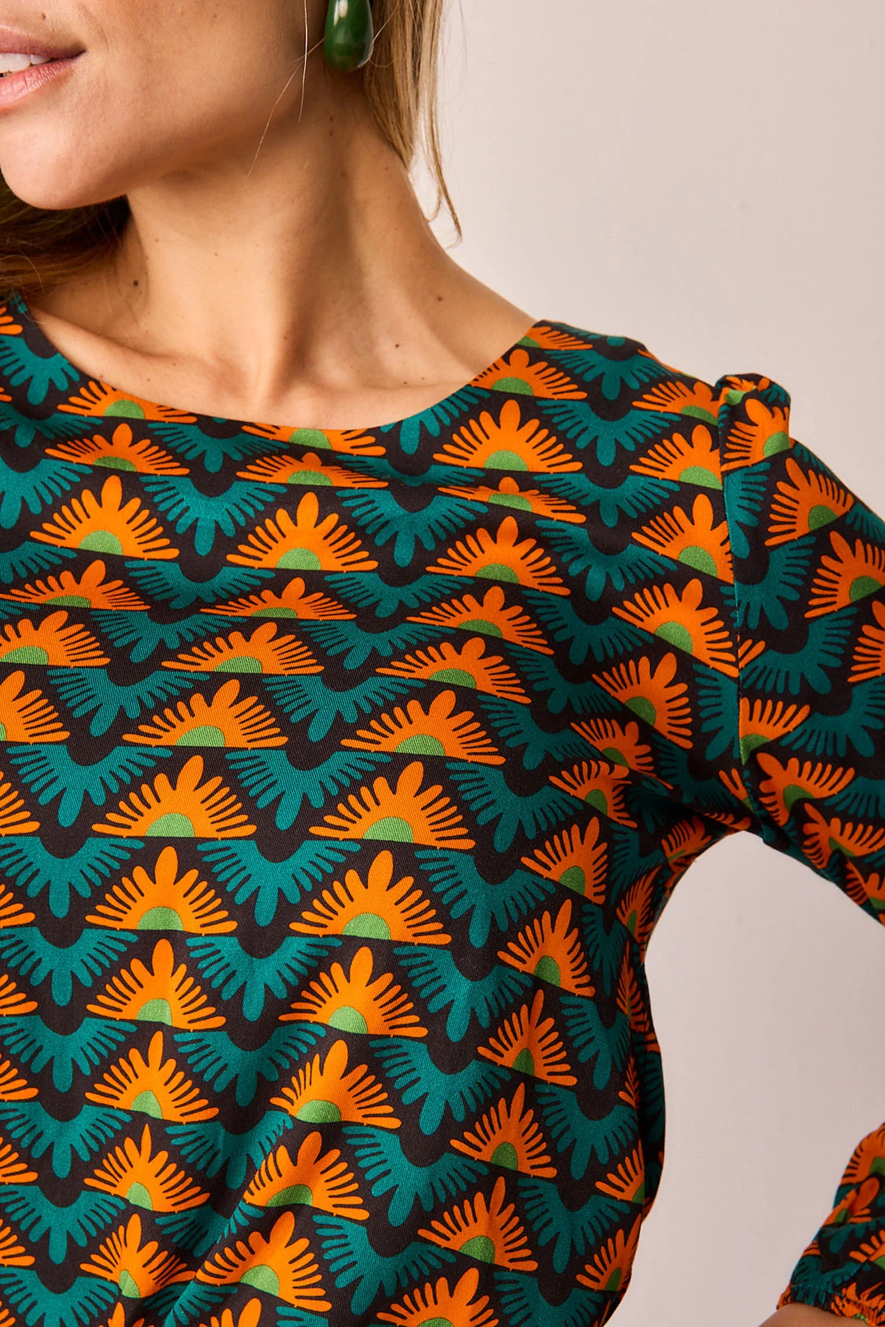 Camisa Encina triangulo Verde - Imagen 2