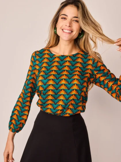 Camisa Encina triangulo Verde