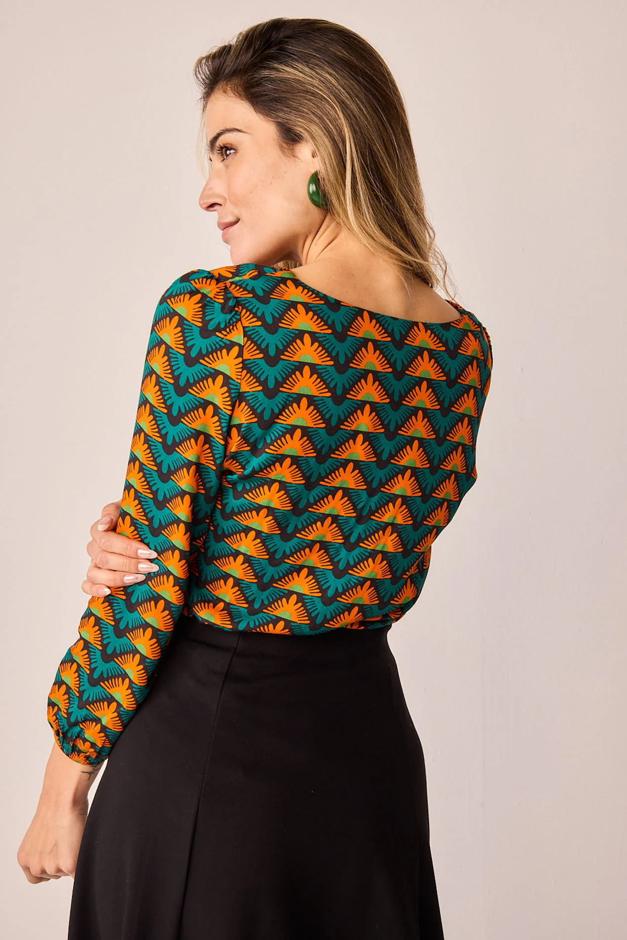 Camisa Encina triangulo Verde - Imagen 3