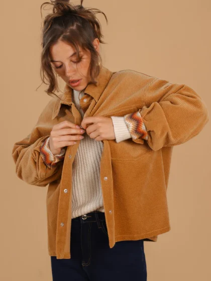 Chaqueta Calla Camel