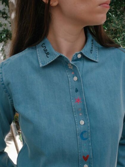 Camisa vaquera cree ama