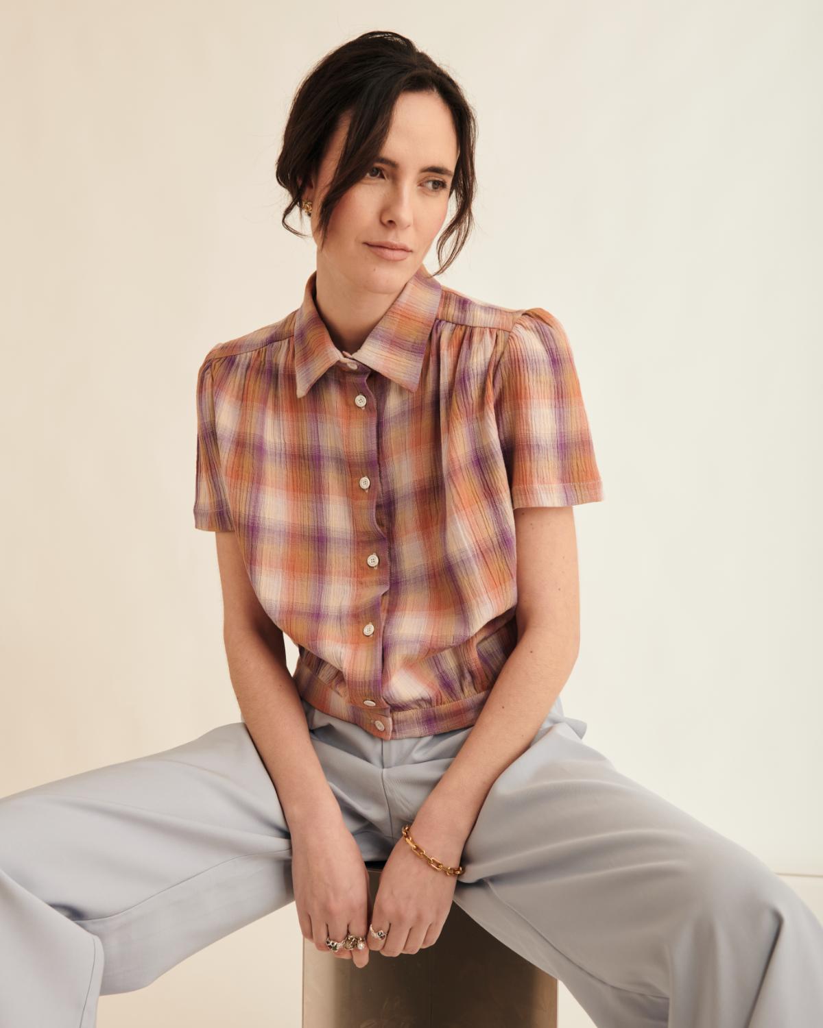 Camisa Angela cuadros - Imagen 2