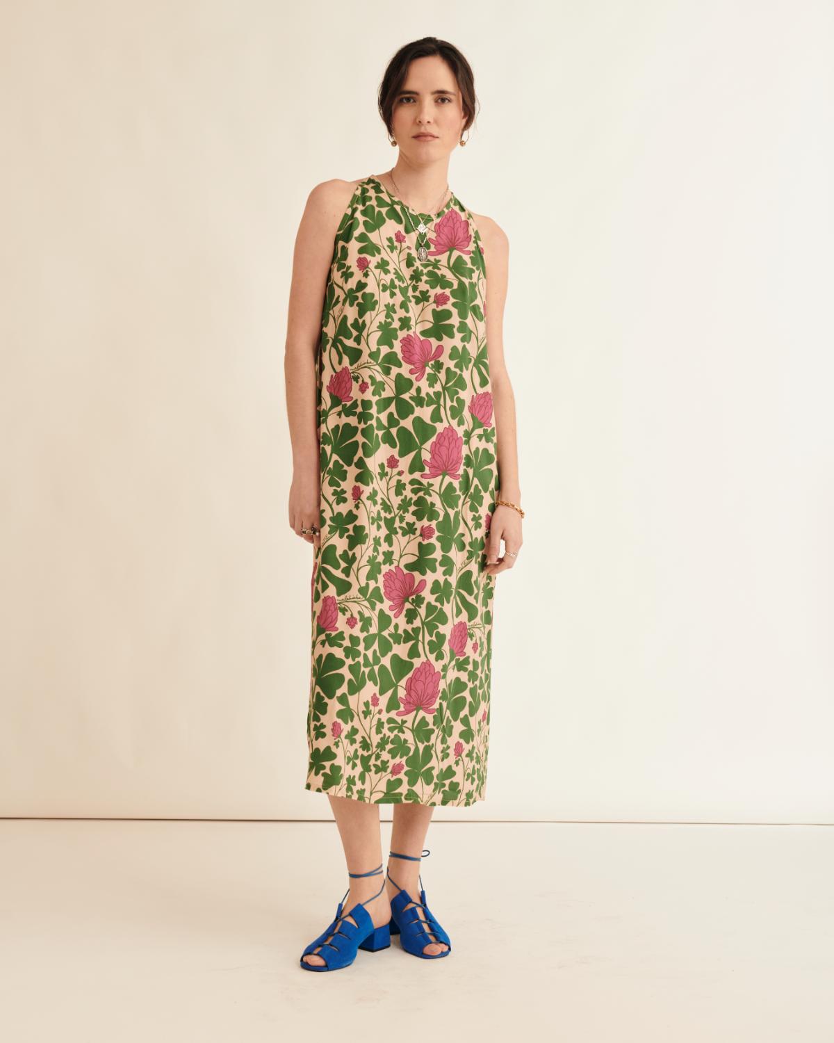 Vestido Bianca- Original Print Trebol