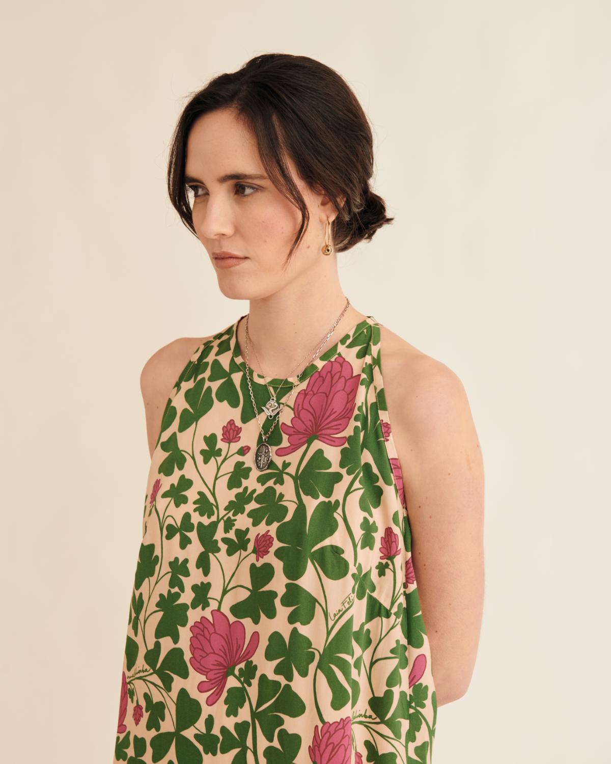 Vestido Bianca- Original Print Trebol - Imagen 2