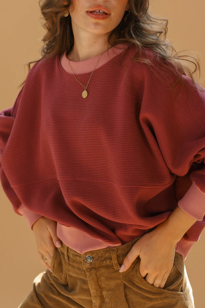 Sudadera Aldina Rouge - Imagen 3