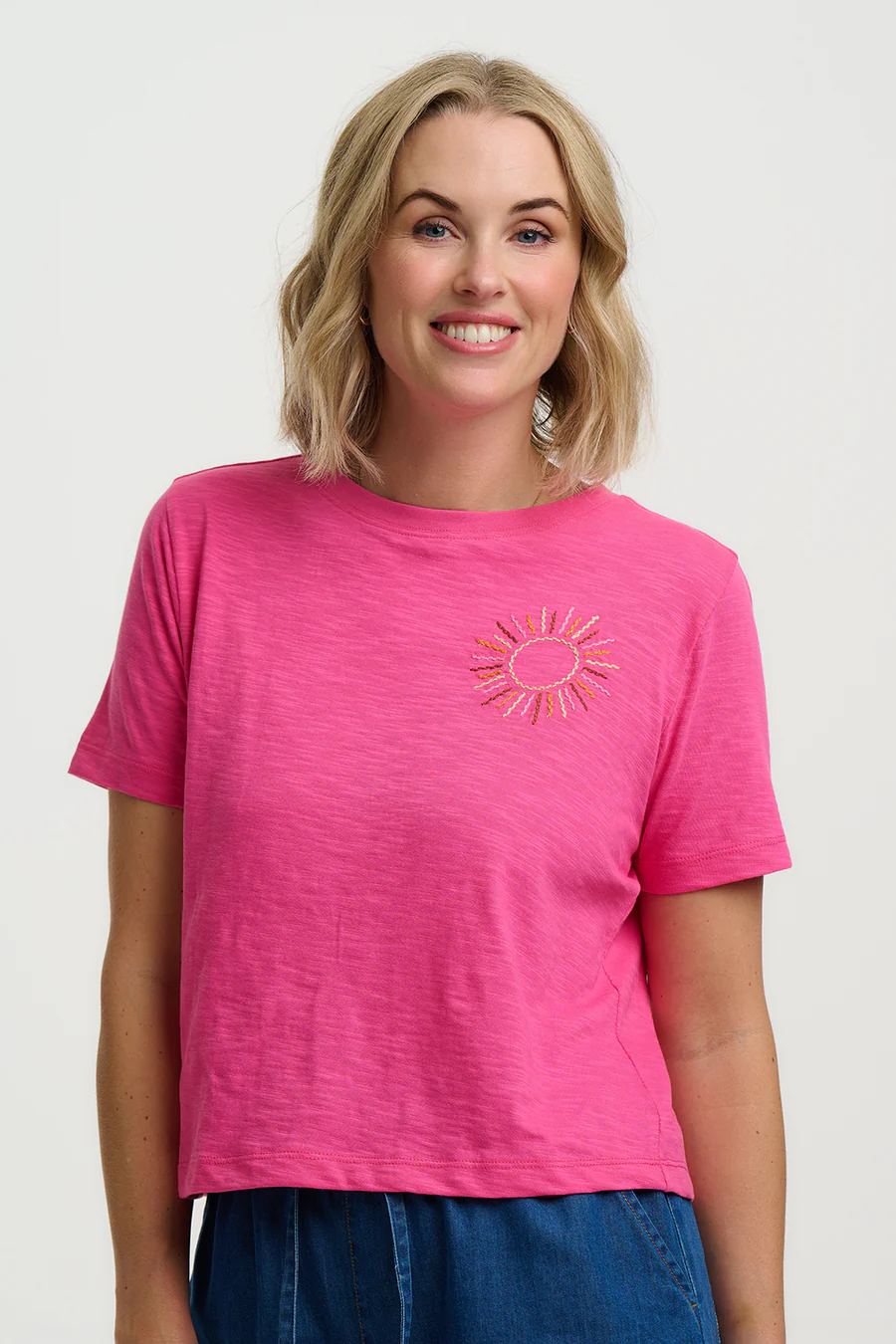 Camiseta rosa fucsia - Imagen 3