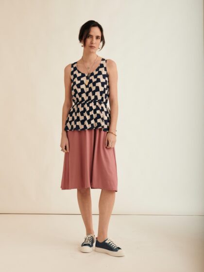 Vestido maud combinado