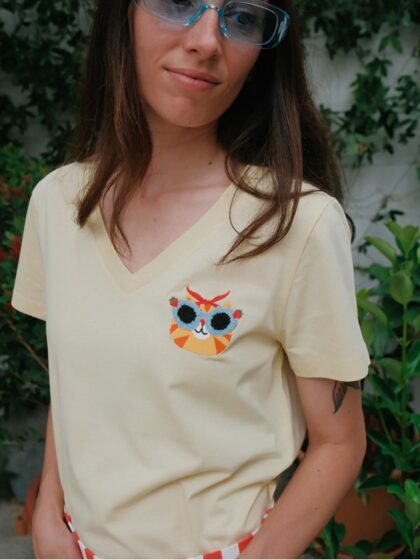 Camiseta cat sun